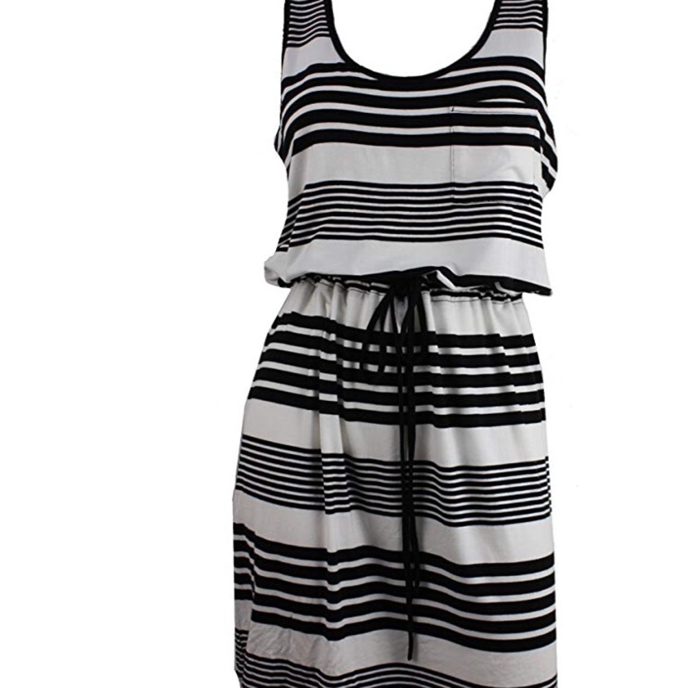 🍍Olive & oak striped mini dress🍍
